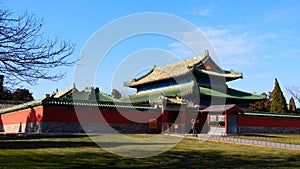 Ancient Chinese architectureÃ¢â¬âÃ¢â¬â Temple of Heaven slaughter pavilion photo